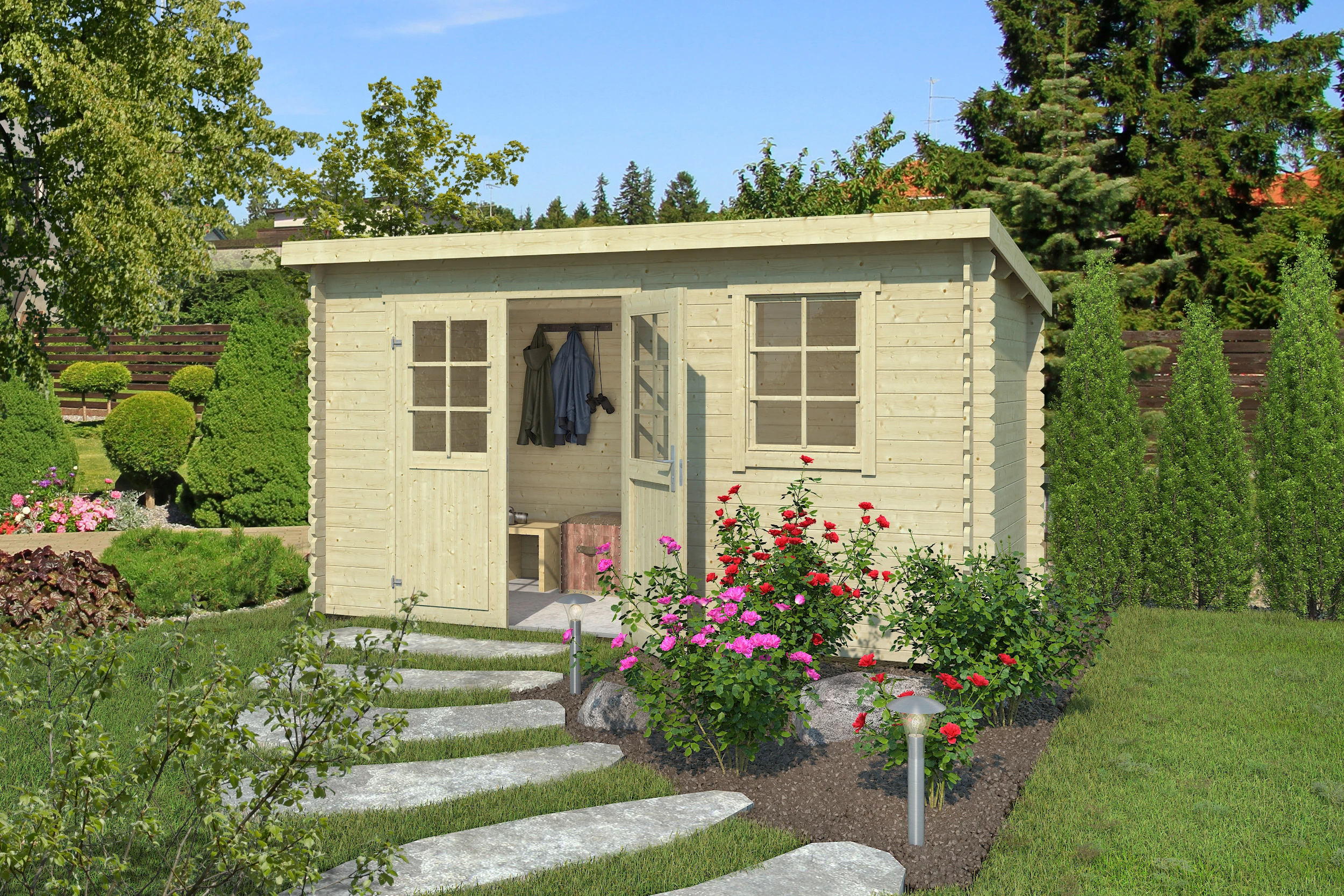 Outdoor Life Blokhut Amira 380 x 175 cm - Afbeelding 3